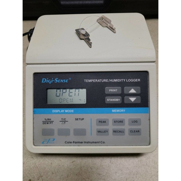 Cole-Palmer Digi-Sense Thermometer Temperature / Humidity Thermocouple 91090-00 - Picture 2 of 9